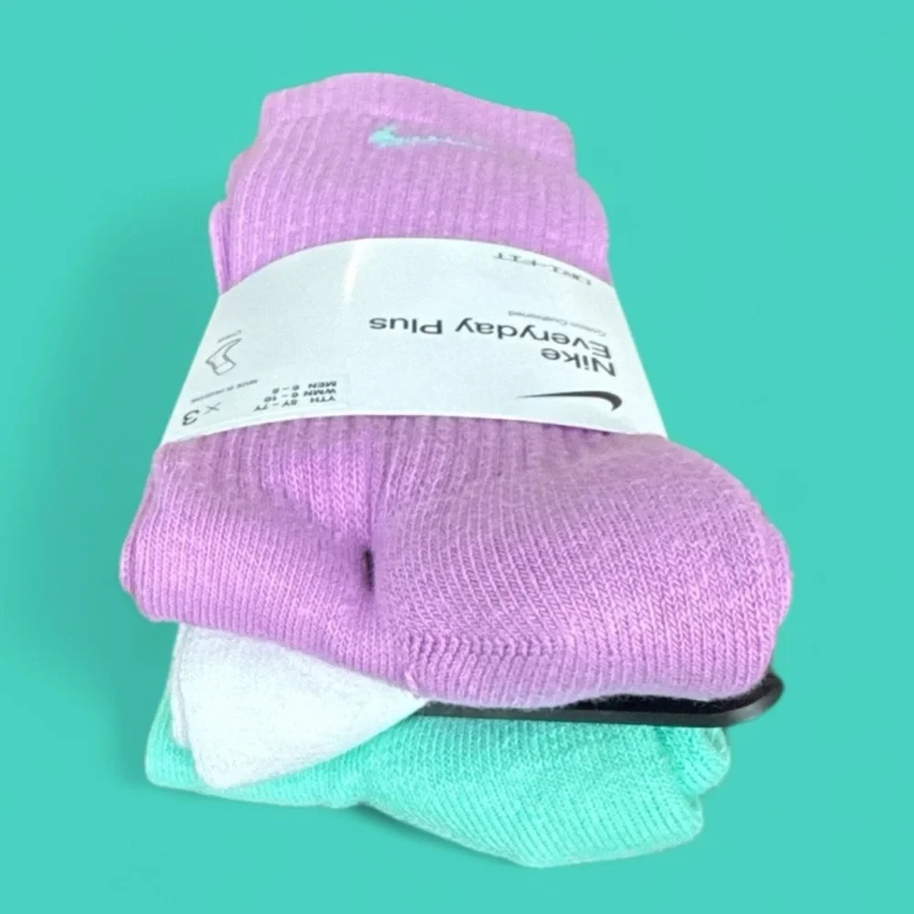 Nike Everyday Cotton Cushioned DRI FIT Crew Socks Unisex
